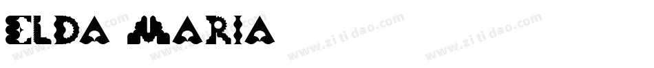 Elda Maria字体转换